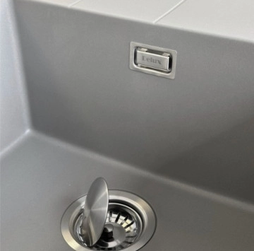 Кухненска мивка 78/50см. сива